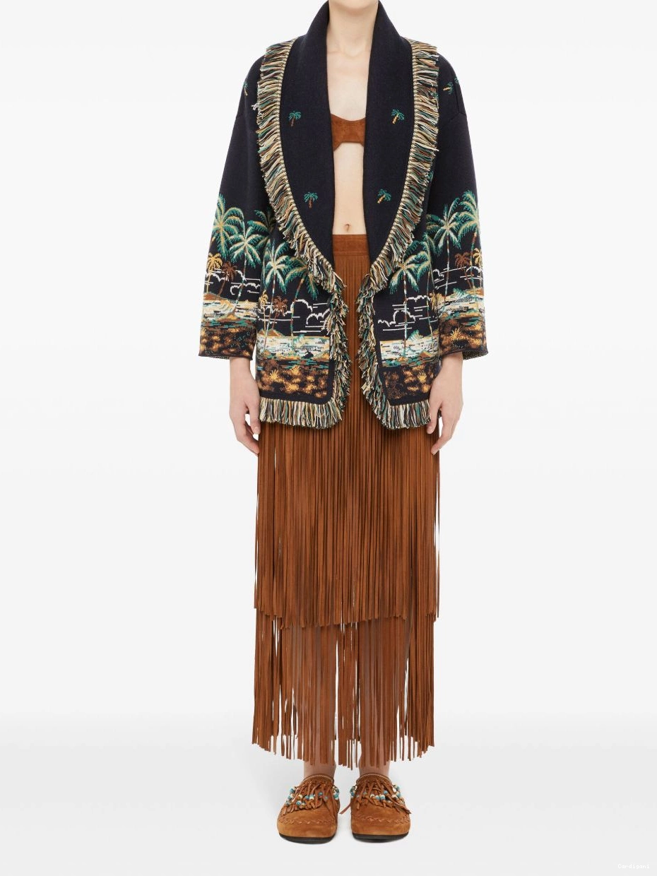 Affordable Women The Tale cardigan Alanui virgin-wool A Hawaiian Of 0426